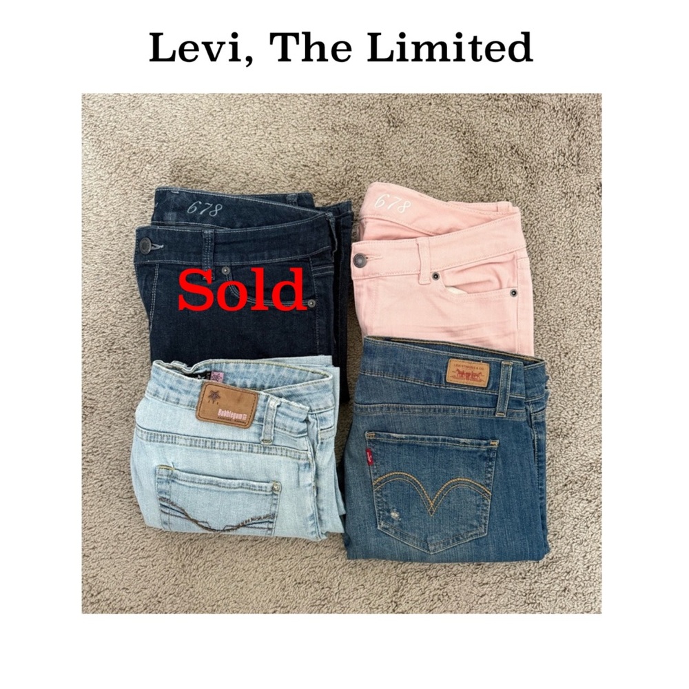 Denim Jeans Pants Bundle Levi's Women's Jeans The Limted